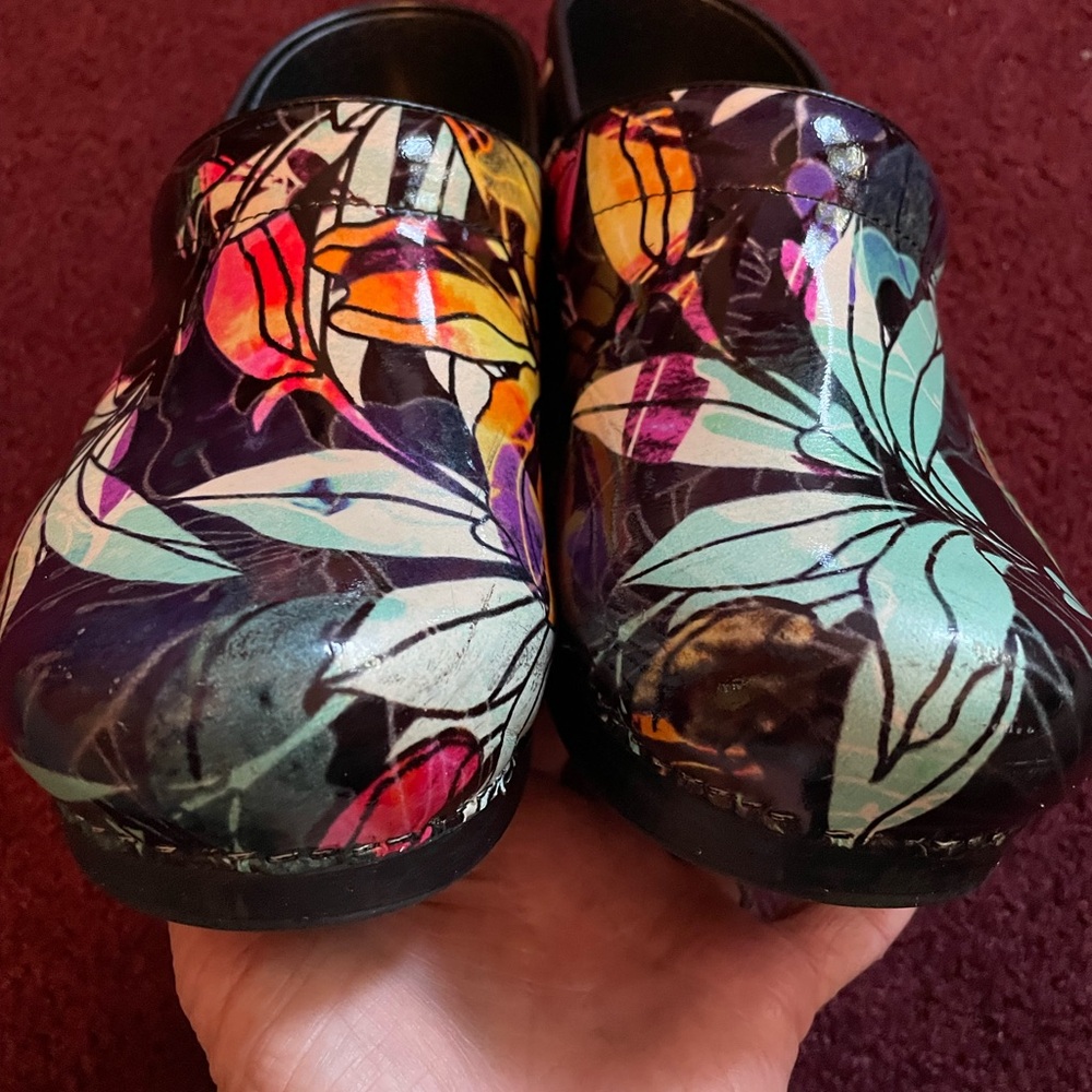 Dansko Multicolor Patterned Clogs - Picture 4 of 8